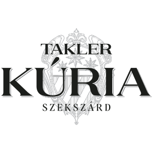 Takler Kúria logó – elegáns wellness- és borbirtok Szekszárdon, a Decsi Szőlőhegyen.