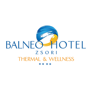 Balneo Hotel Zsóry logó – négycsillagos wellness-szálloda Mezőkövesden, közvetlenül a Zsóry-fürdő mellett.