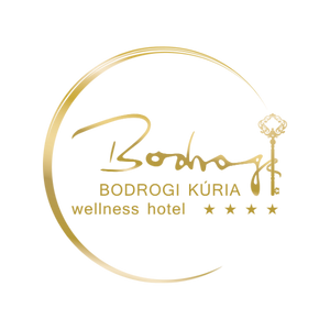 Bodrogi Kúria logó – elegáns négycsillagos wellness-szálloda Inárcs erdős környezetében.