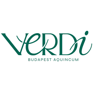 Verdi Budapest Aquincum logó – modern wellness- és konferenciaszálloda a Duna-parton, Budapest Óbuda városrészében.