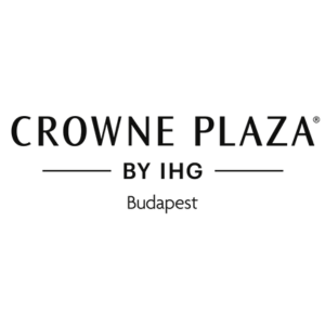 Crowne Plaza by IHG logó – prémium üzleti- és szabadidős márka a magasabb kategóriás szállodák között.