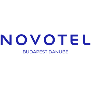 Novotel Budapest Danube logó – modern 4 csillagos szálloda a Duna-parton Budapesten.